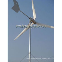 Molino de viento 2KW para casa, molino de viento interno, generador de turbina de molino de cuchillas horizontales de casa